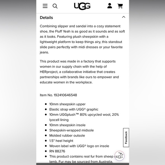 UGG Pride Fluff Yeah Slide in Rainbow Yellow Women’s Size 11 - Picture 5 of 11